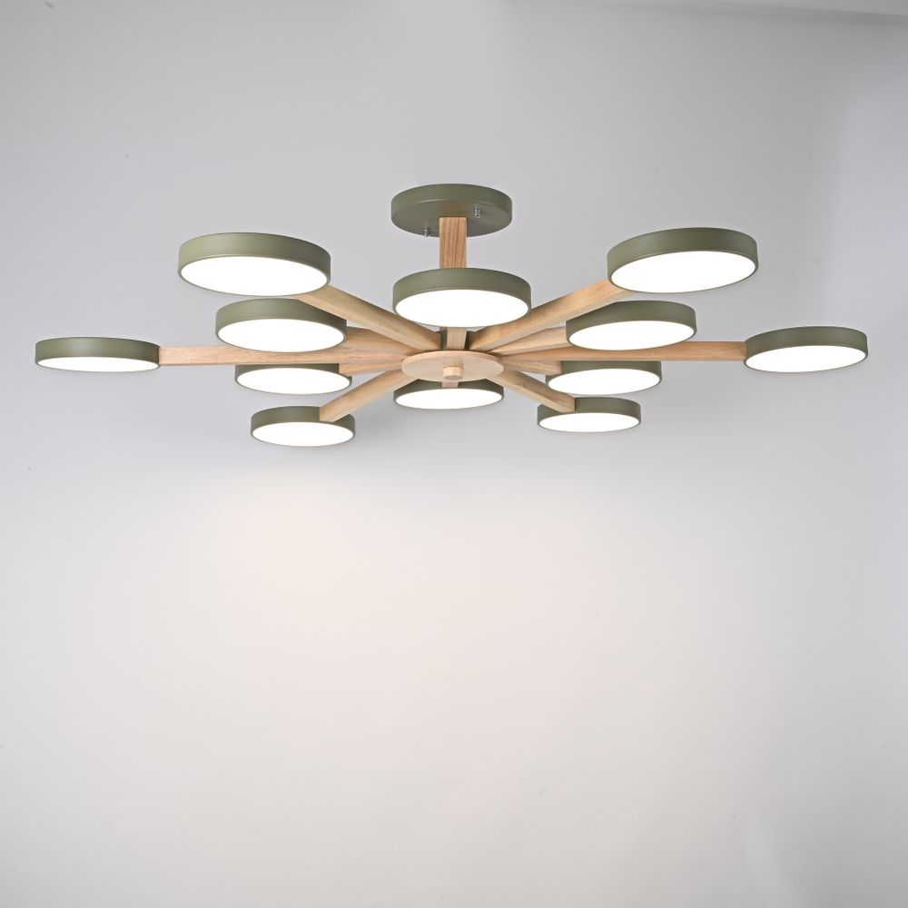 Потолочная Люстра Turna L12 Khaki By Imperiumloft