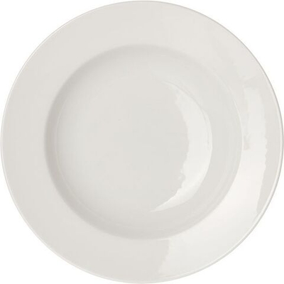 Тарелка для пасты «Олива»;фарфор;0,5л;D=270,H=45мм;белый (Цвет: белый)