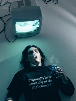 Футболка HIM concert, черная