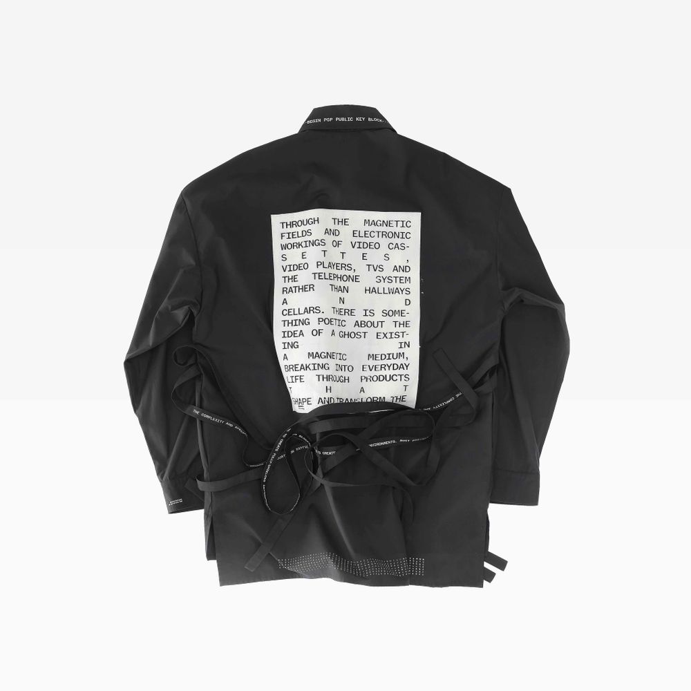 Купить Рубашка Futureisnown Electrosmog Protected shirt Черная Рубашка Futureisnown Electrosmog Protected shirt Черная