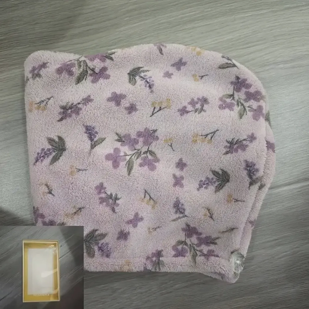 Полотенце кухонное «BOUQUET - Сирень» 35*75 см, в коробке, микрофибра