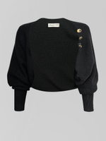 Платье вязаное без рукавов с металлической вставкой и болеро в комплекте