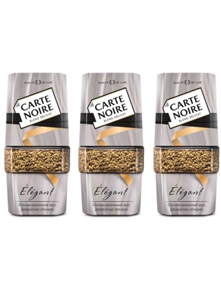 Кофе растворимый Carte Noire Elegant 95 г 3 шт