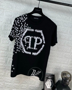 Футболка Philipp Plein Skull Monogram