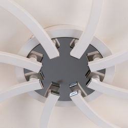 Citilux Кристи CL152180 Люстра потолочная Белая Хром