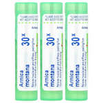 Boiron, Арника 30X, 3 тюбика, приблизительно по 80 быстрорастворимых пастилок в каждом
