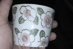 263034.2 Пиала прямостенная "Цветы" 170 мл, японская роспись, керамика