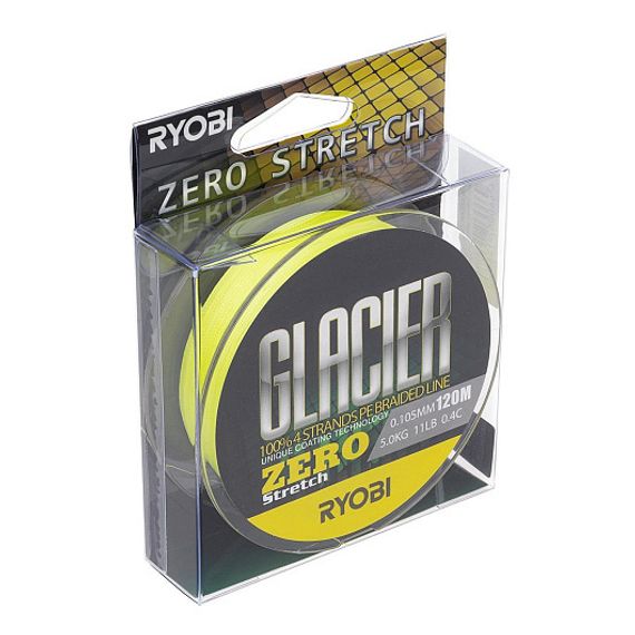 Шнур GLACLER ZERO-120M 0.4/d-0.105mm yellow Ryobi