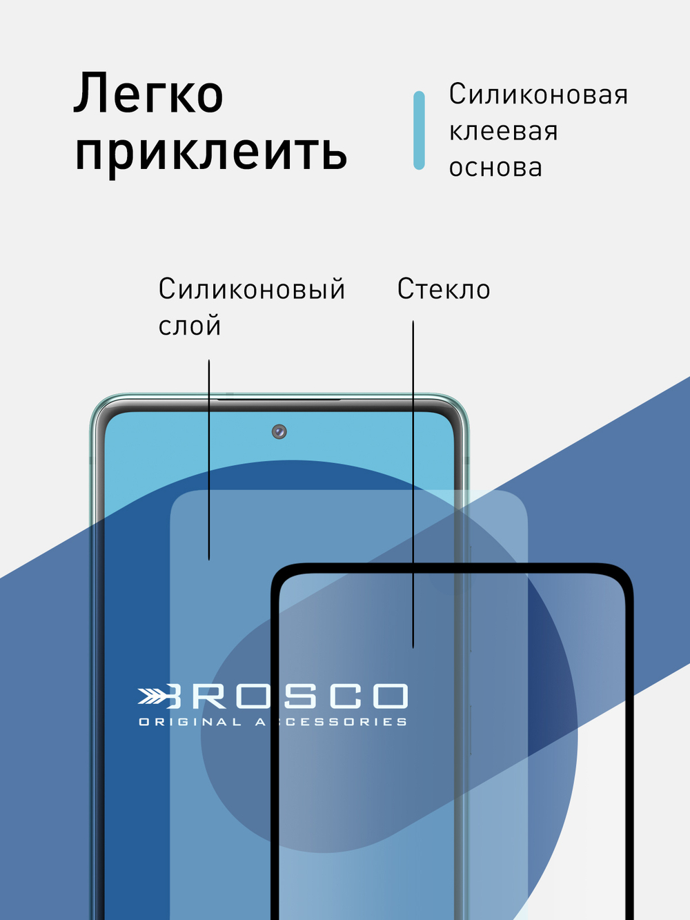Защитное стекло ROSCO для Samsung Galaxy S20 FE оптом (арт. SS-S20FE-FSP-GLASS-BLACK)