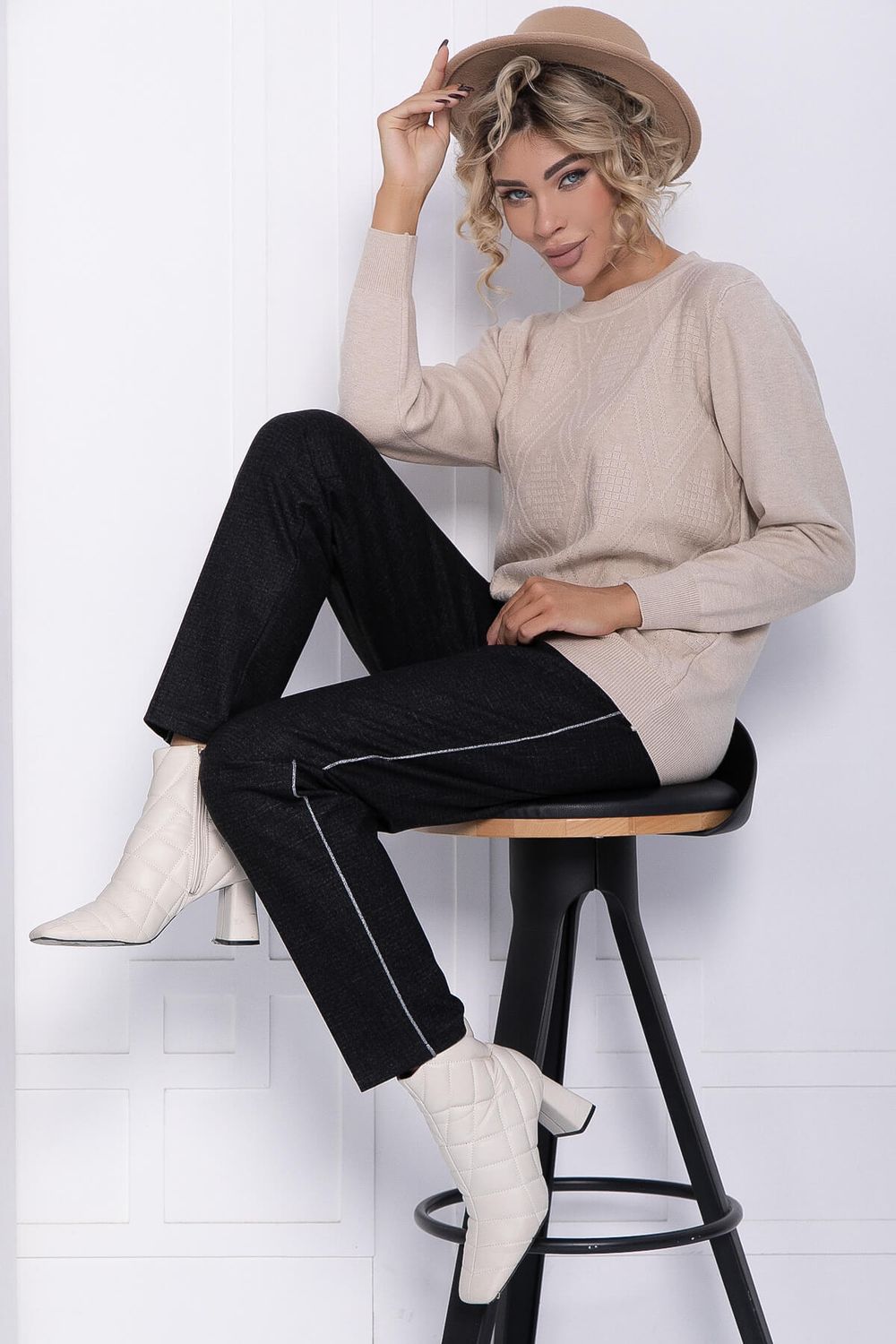 Джемпер Гардения (бежевый) Б12170-4 LT Collection