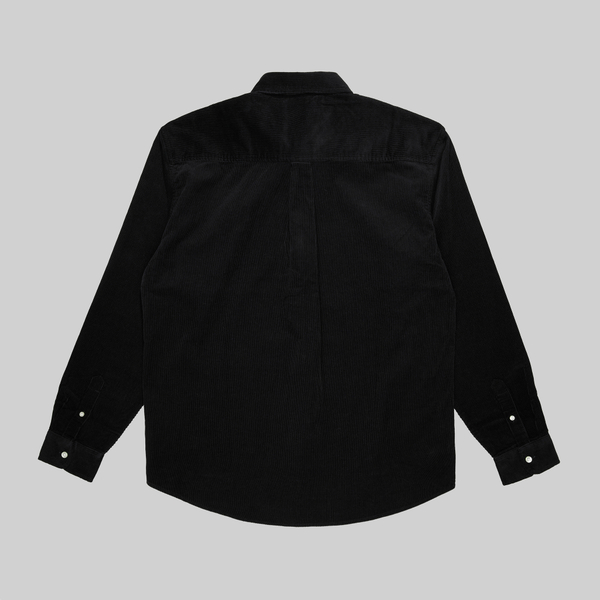 Рубашка мужская Carhartt WIP Madison Fine Cord артикул:I030580_black - купить в магазине Дайс