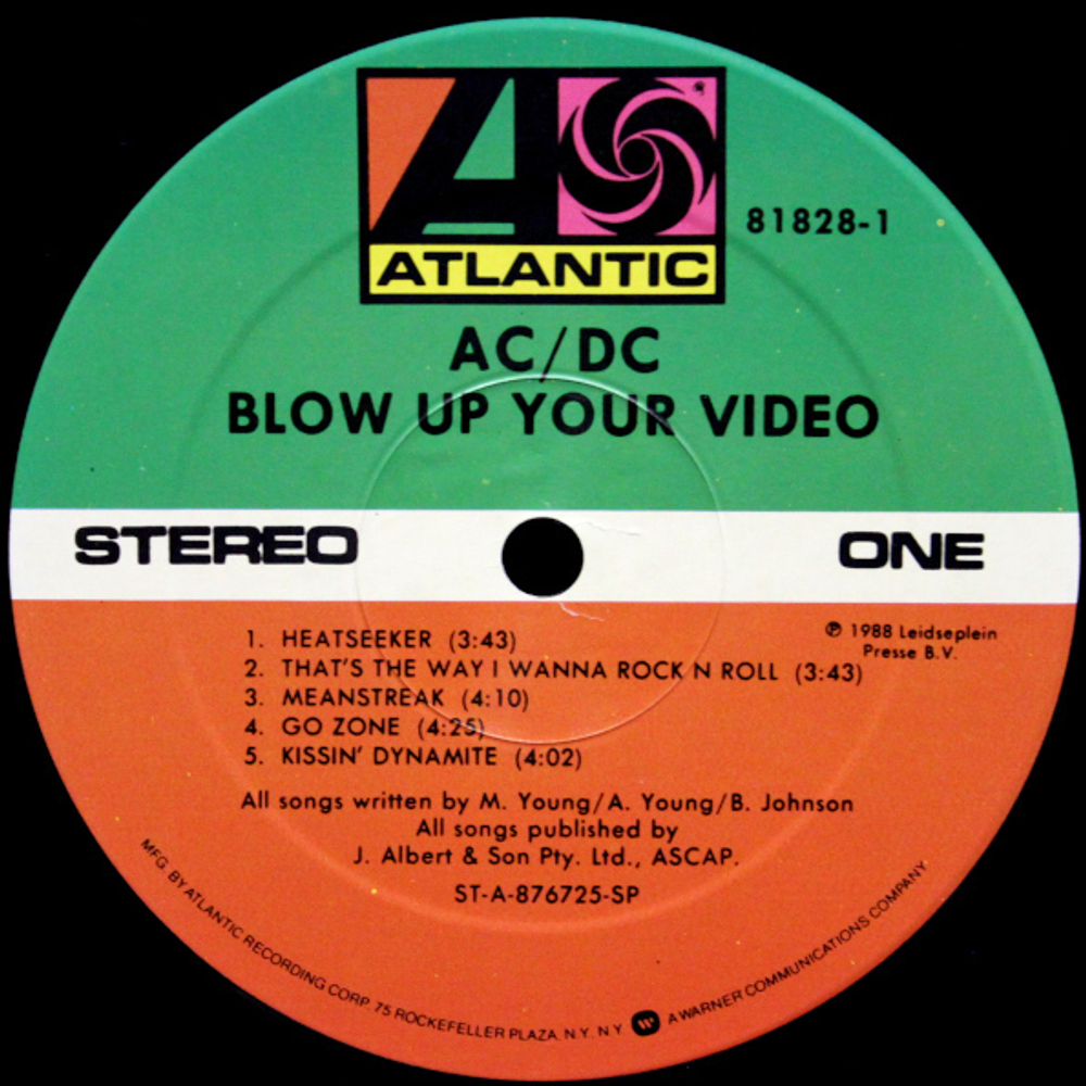 AC/DC / Blow Up Your Video (LP)