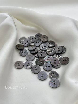 Пуговицы на прокол темный перламутр