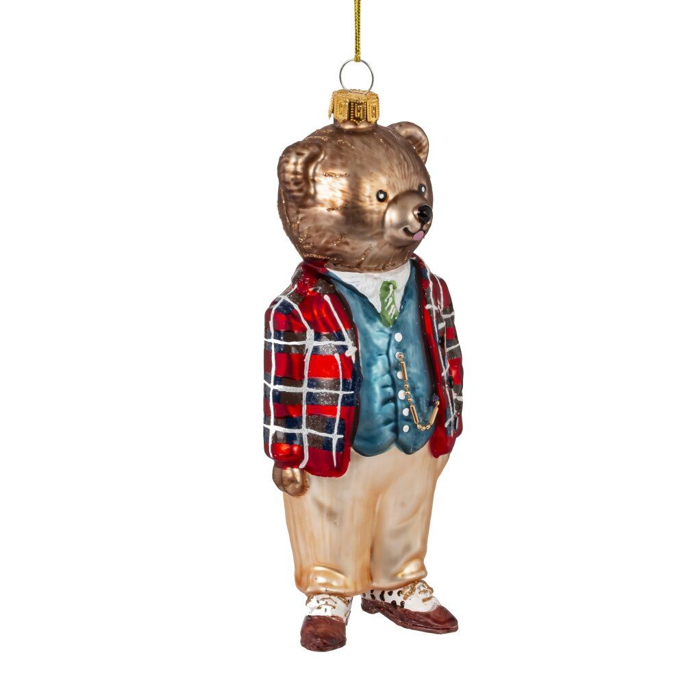 GAEM Украшение новогоднее "Медведь", L7,5 W6 H17 см