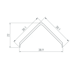 Экран матовый KLUS-P45-2000 Square OPAL (Arlight, Пластик) 020901