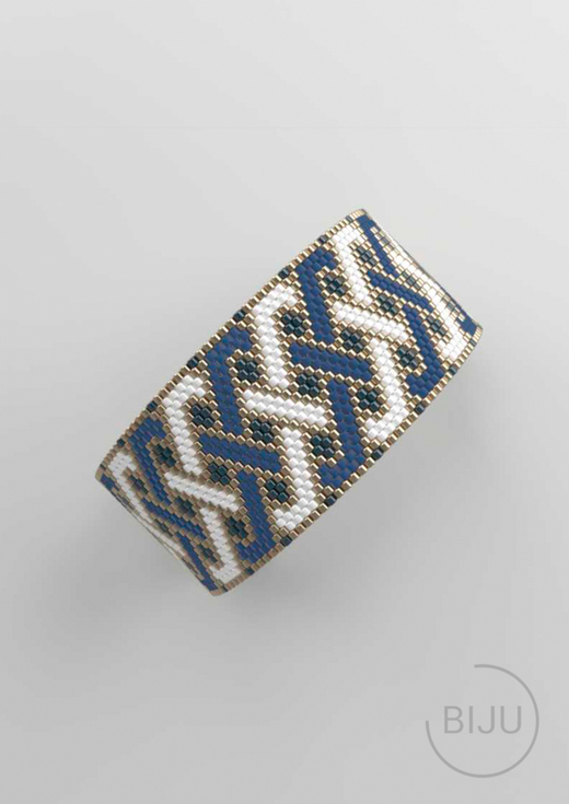 Схема PEYOTE, Схема браслета мозаичное плетение, узор из Miyuki Delica 11/0, файл PDF, №391