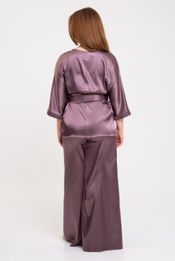 Туника 4728За, коричневый #270Кор204728За