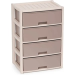 Комод "Колорит" 4-х секцион. широкий (бежевый)