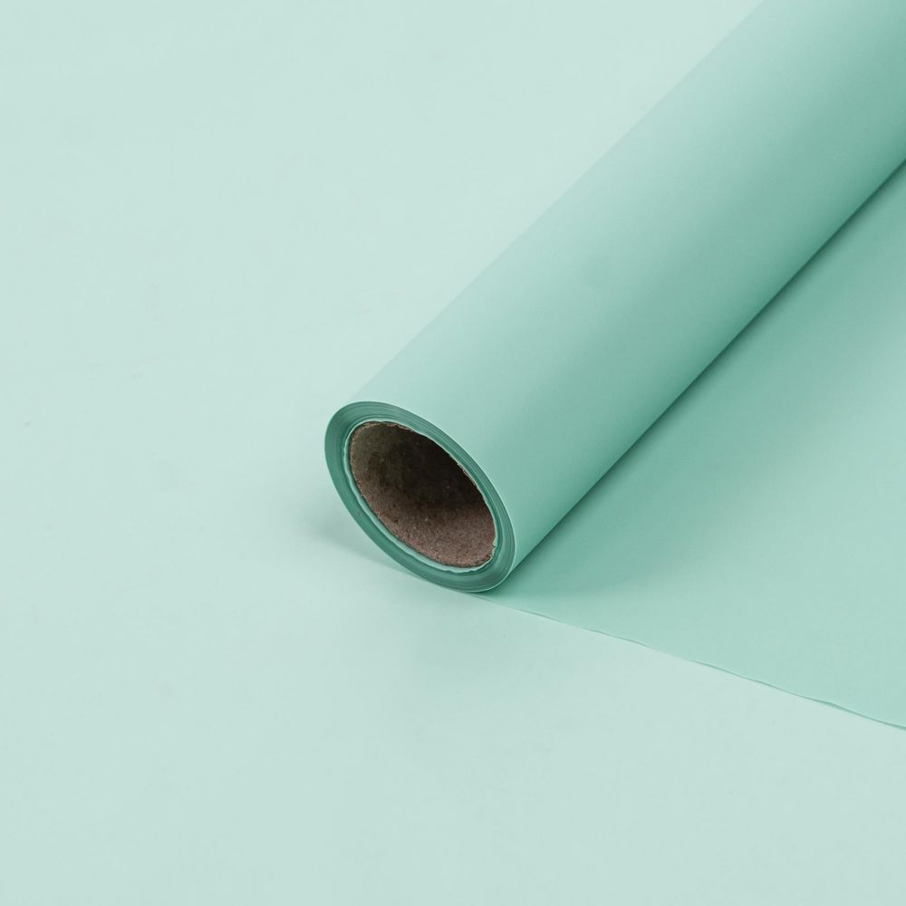 Пленка матовая ЛЮКС 58смх10м КАРИБСКИЙ ЗЕЛЕНЫЙ