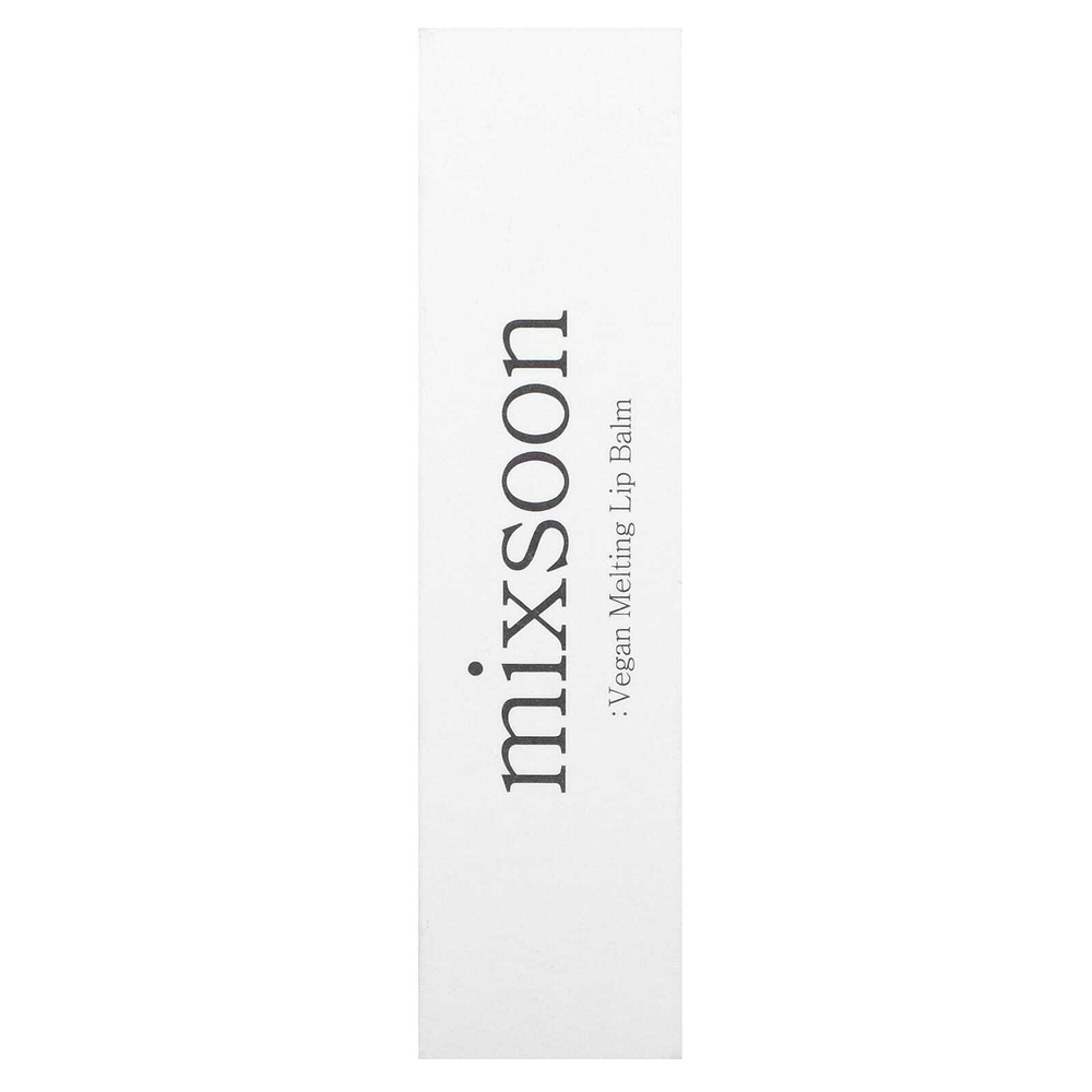 Mixsoon, Веганский тающий бальзам для губ, 02 Dry Rose, 4,1 г (0,14 унции)