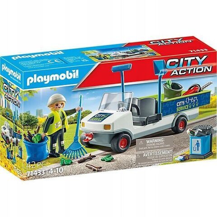 Конструктор Playmobil City Action - Уборка города с помощью электромобиля - Плеймобиль Сити 71433