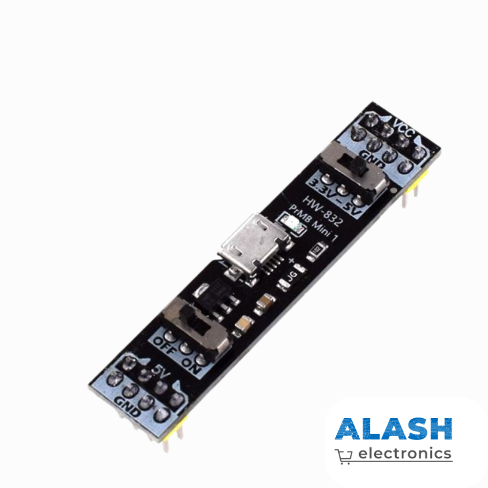 Модуль питания для макетной платы с переключаемым напряжением 3.3V / 5V