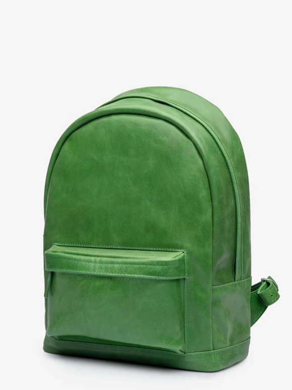 рюкзак закругленный зеленое яблоко L