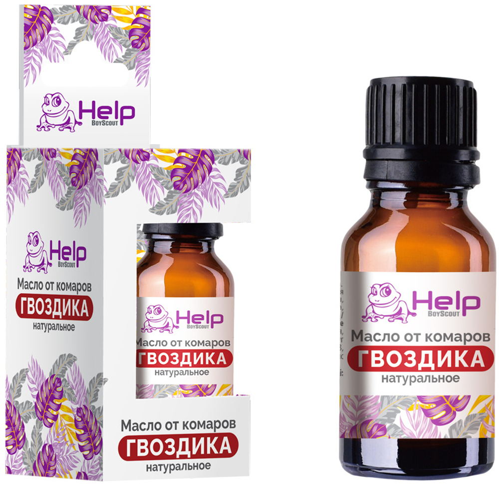 Масло эфирное HELP 15мл Гвоздика