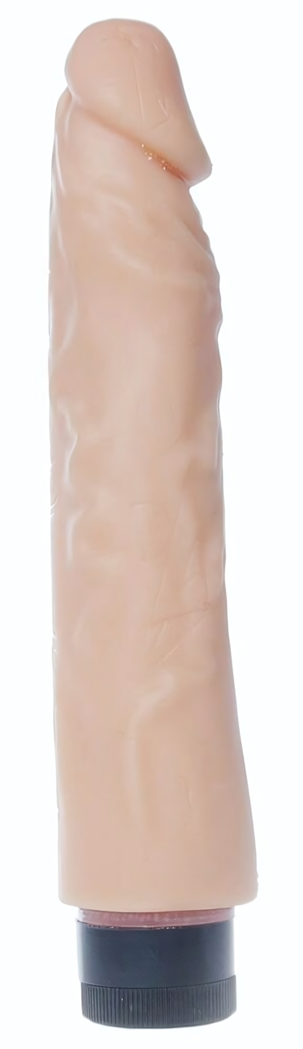 Телесный вибратор Real Skin - 23 см. (Цвет: телесный)