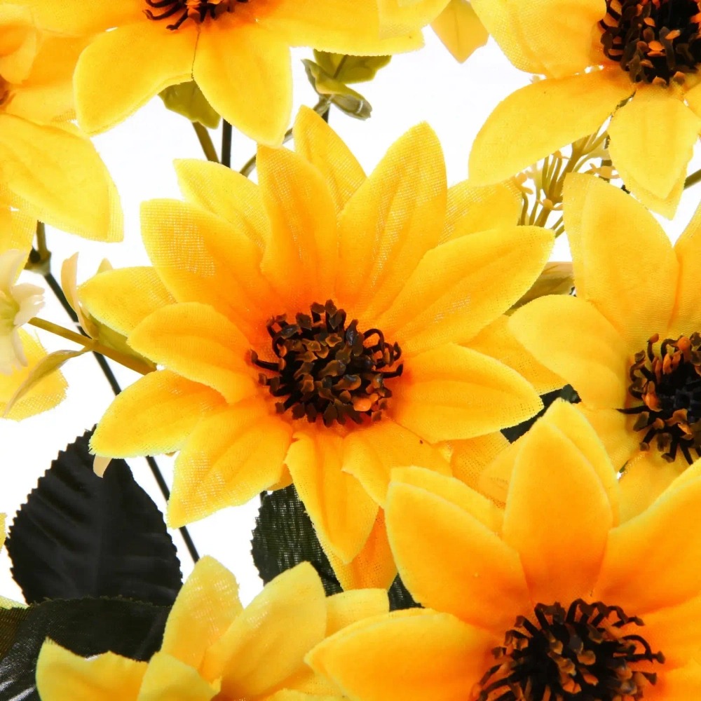 Искусственные цветы «Весеннее вдохновение» 40см 10цветков желтый цвет