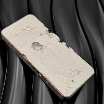 Слиток юбилейный, серебро, 330грам,88*39*10мм