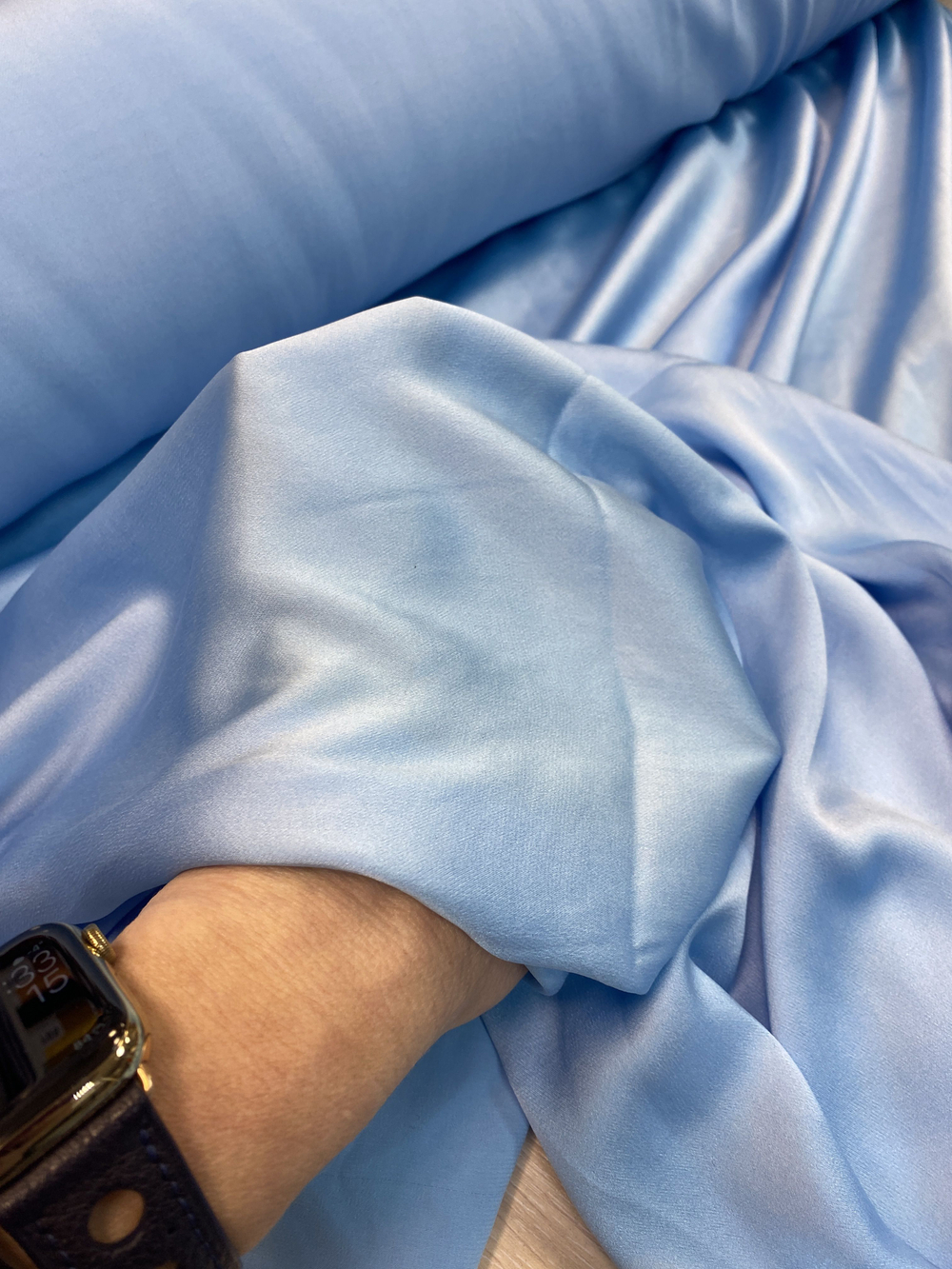 Ткань натуральный шелк 97% эластан 3% (Италия) ш-130см цена за 1м