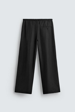 ZARA СТРУЯЩИЕСЯ БРЮКИ СВОБОДНОГО КРОЯ, ТЕМНО-СЕРЫЙ