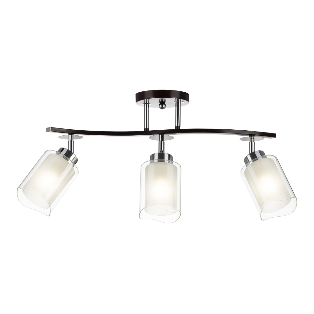 Citilux Фортуна CL156132 Люстра с поворотными плафонами Венге Хром