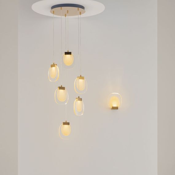 Подвесной светодиодный светильник Maytoni Modern Biology MOD367PL-L18BBSK