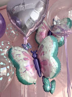 Набор шаров " Сиреневенький " Дизайн № 1