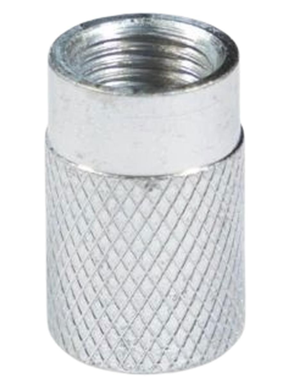 Колпачки на ниппель вентиль серебристые 2 штуки