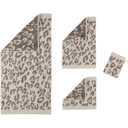 Полотенце 50x100 Cawo Instinct Leopard 563 бежевое