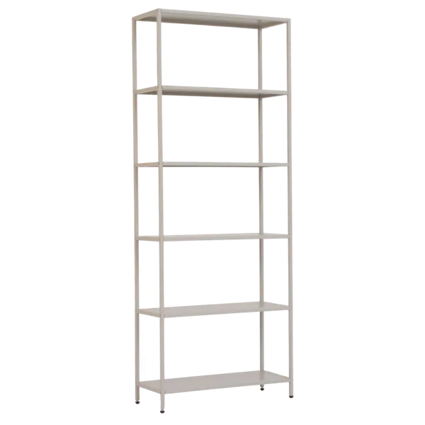 Стеллаж металлический 155х60х25, серый