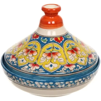 Блинница большая Qora galam Риштанская керамика 20*17см