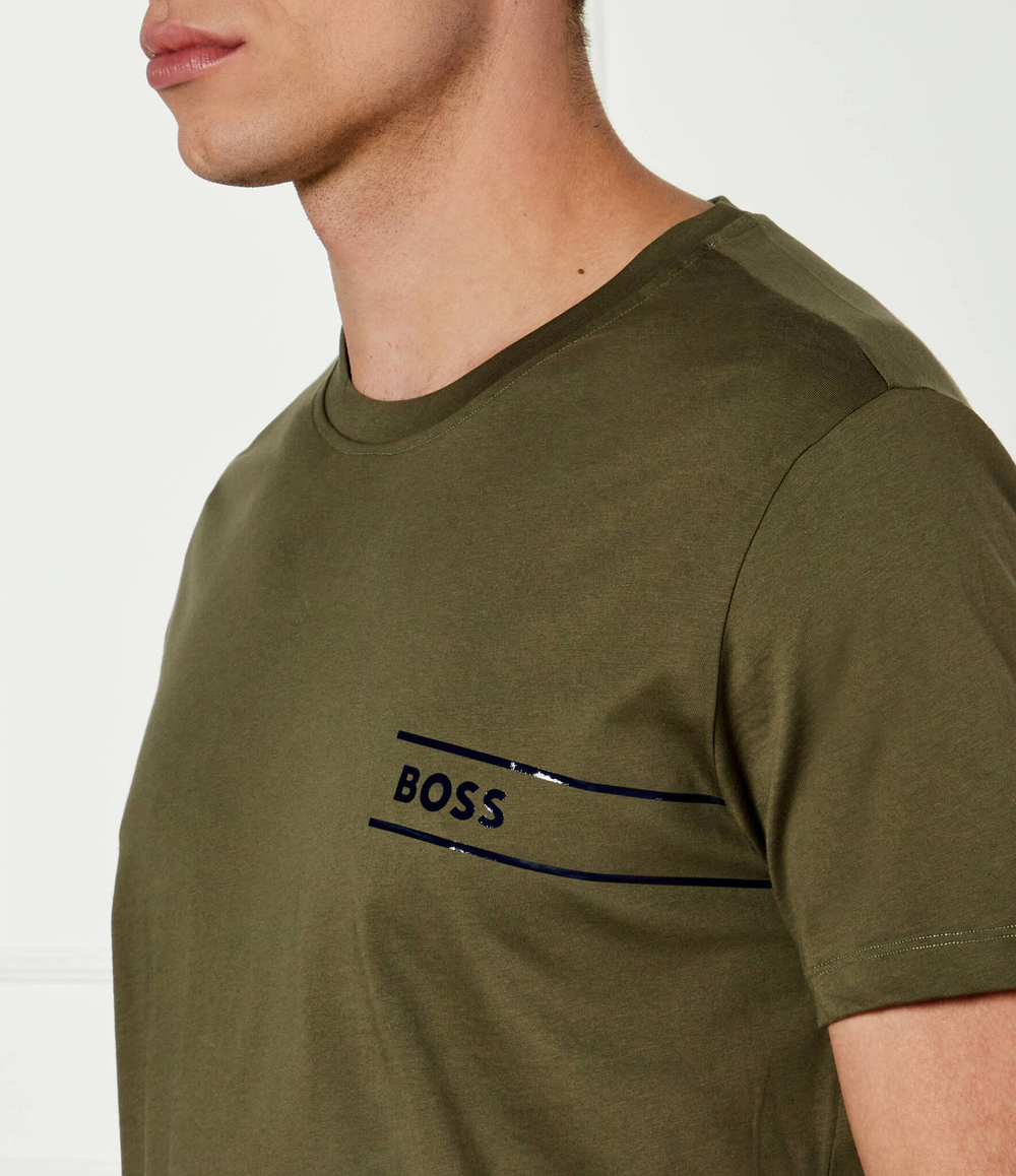 Футболка BOSS BLACK - хаки(50517715)