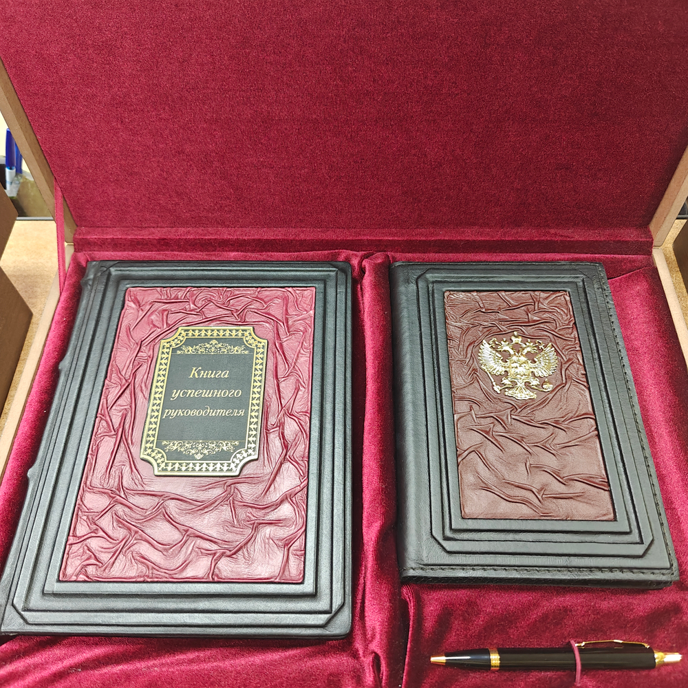 Подарочный набор "Книга успешного руководителя" с авторучкой Parker