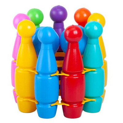 Набор "Кегли" 9+2м. 8001 (Юг-пласт)