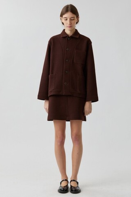 Жакет шоколадного цвета