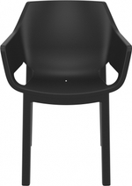 Кресло пластиковое Siesta Contract Dora, черный