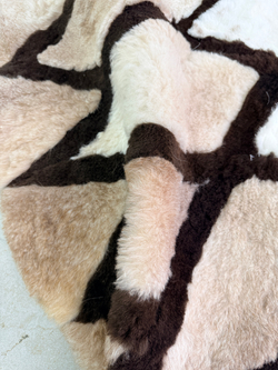 Ковер шкура натуральная овчина меховой