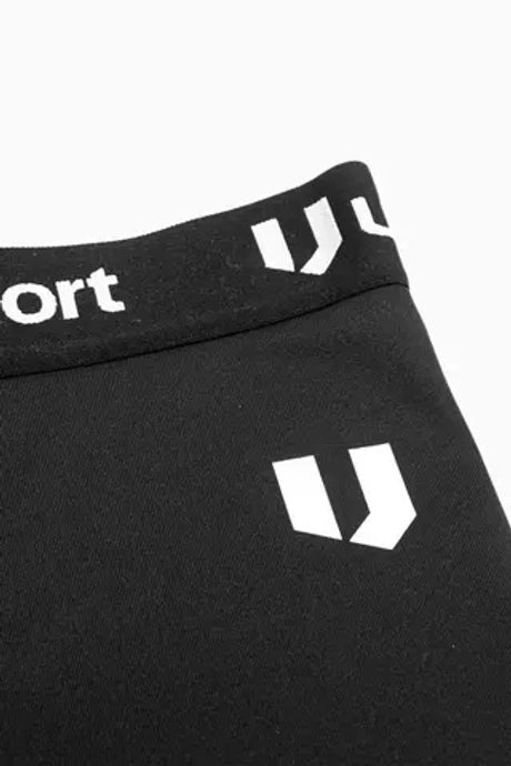 Термоштаны Unisport Baselayer Tights Warm Junior - черный