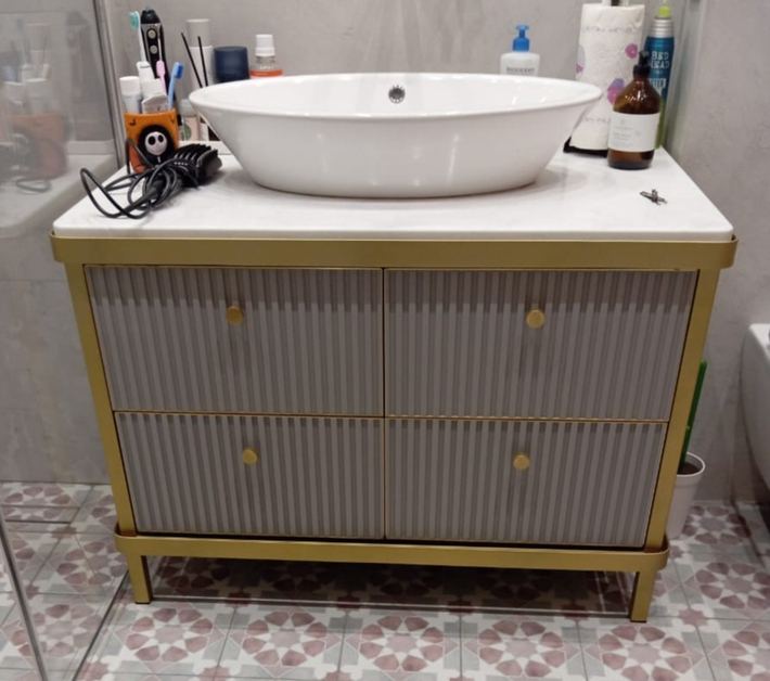 Тумба с раковиной напольная