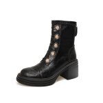 BAISHITING Sheepskin Ankle Boots Women"s