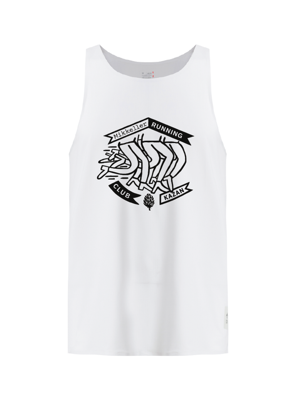 Майка, Mikkeller Kazan, Gri, белая, мужская